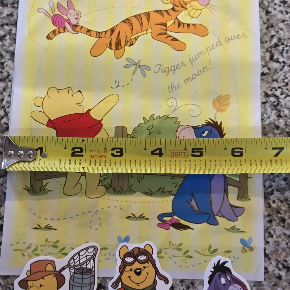 Winnie the Pooh Party Favor Bags and Stickers